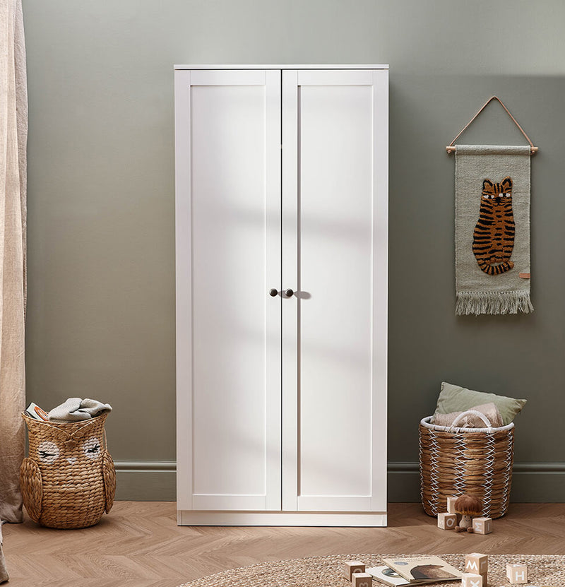 Silver Cross Bromley White Wardrobe