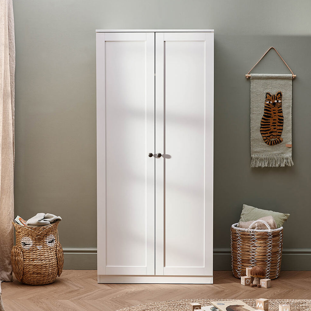 Silver Cross Bromley White Wardrobe