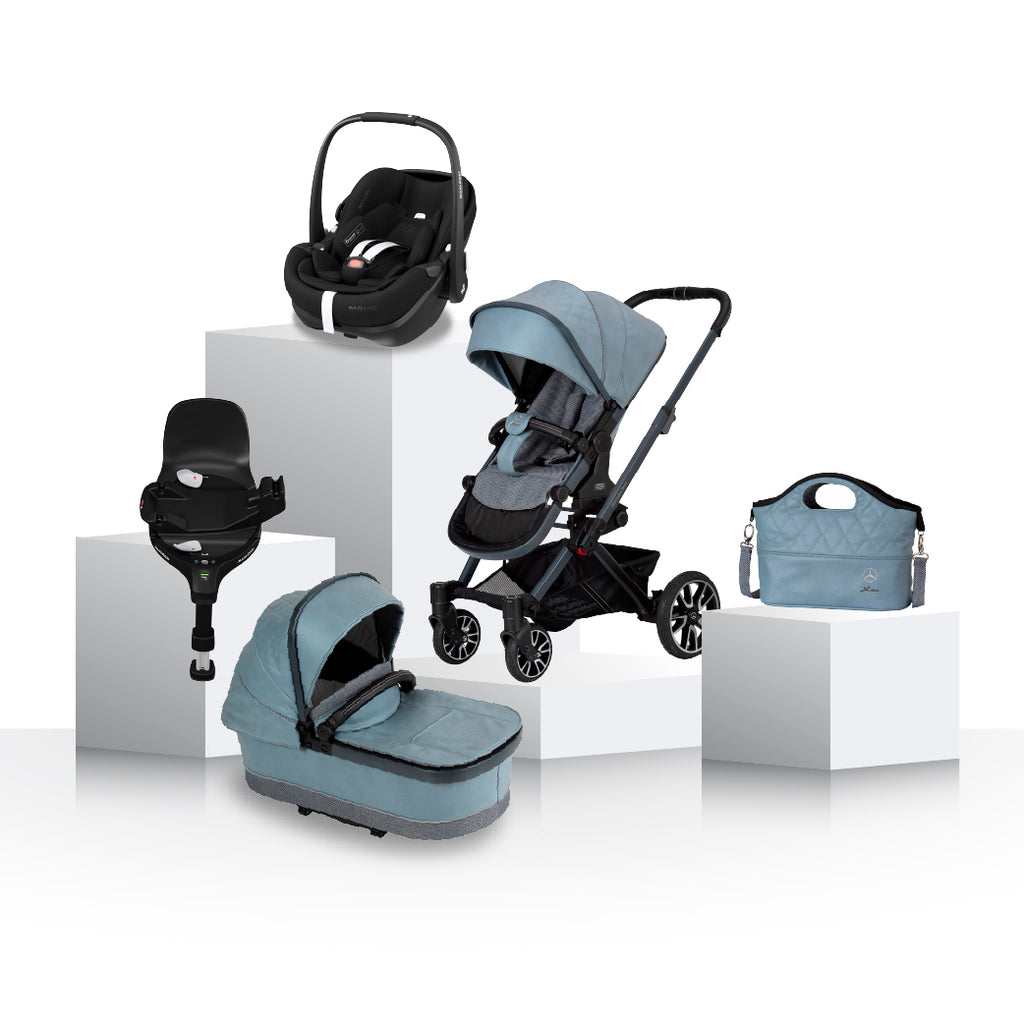 Mercedes-Benz Avantgarde GTX and Maxi Cosi Pebble Pro 2 Travel System - Denim Blue