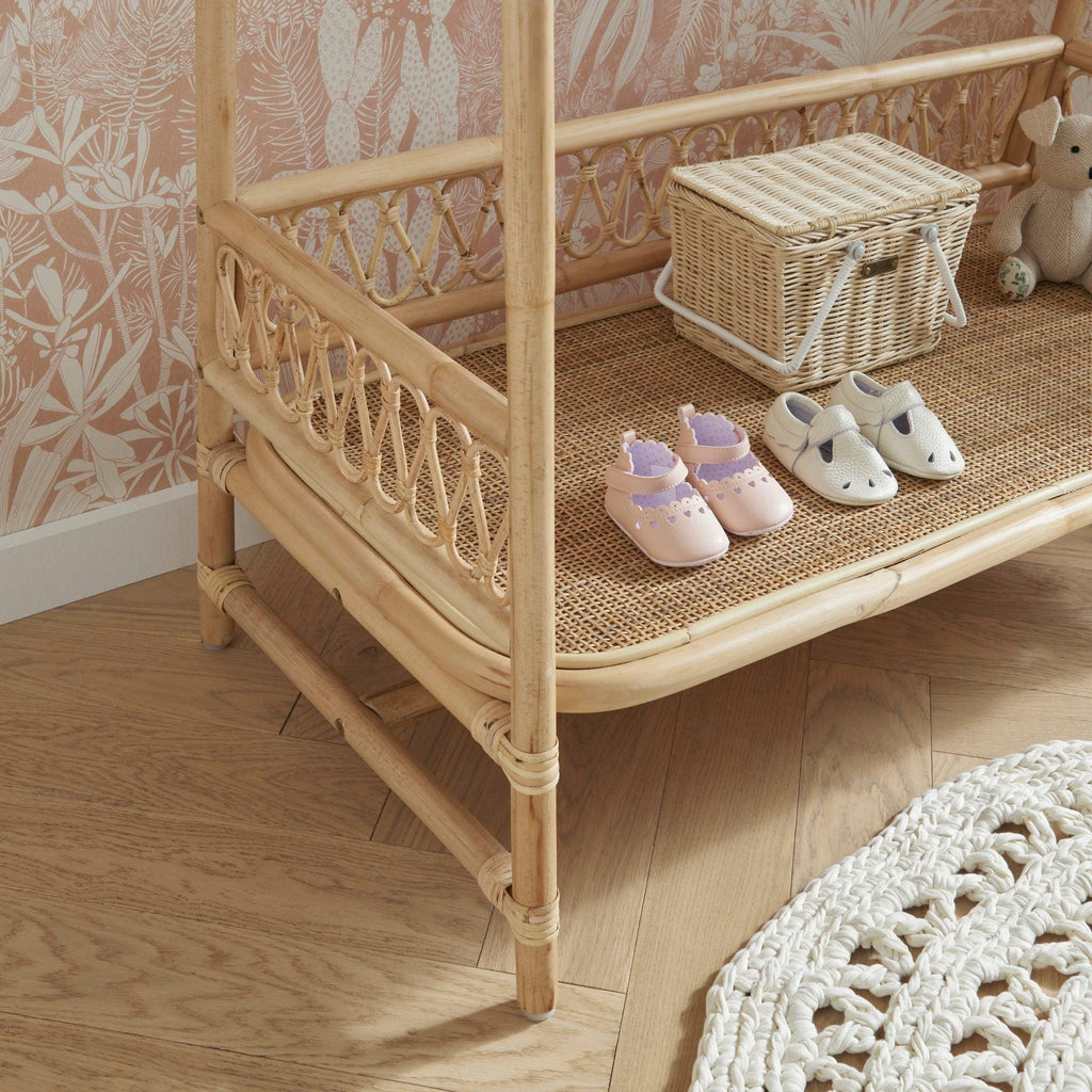CuddleCo Aria 3 Piece Nursery Furniture Set - Rattan - Chelsea Baby