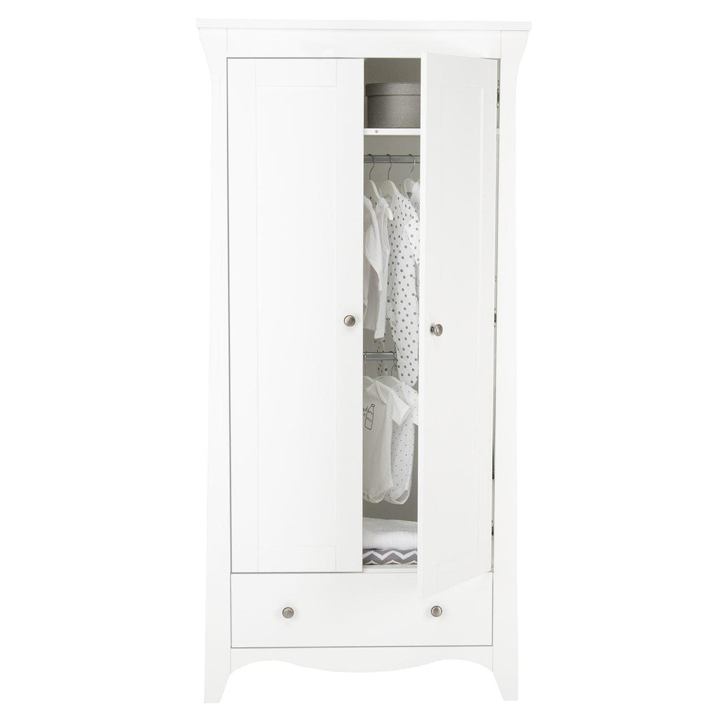 Cuddleco Clara 2 Door Double Wardrobe - Chelsea Baby