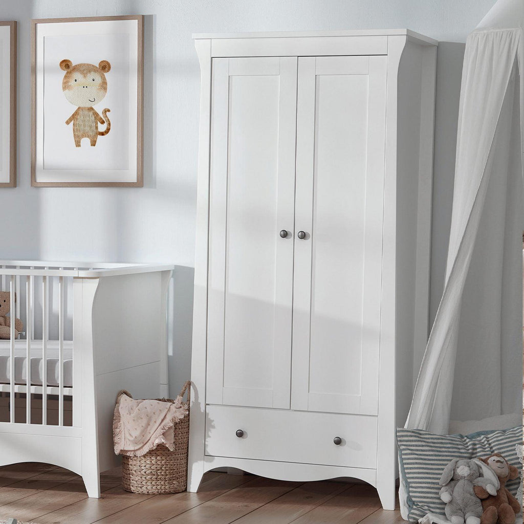 Cuddleco Clara 2 Door Double Wardrobe - Chelsea Baby