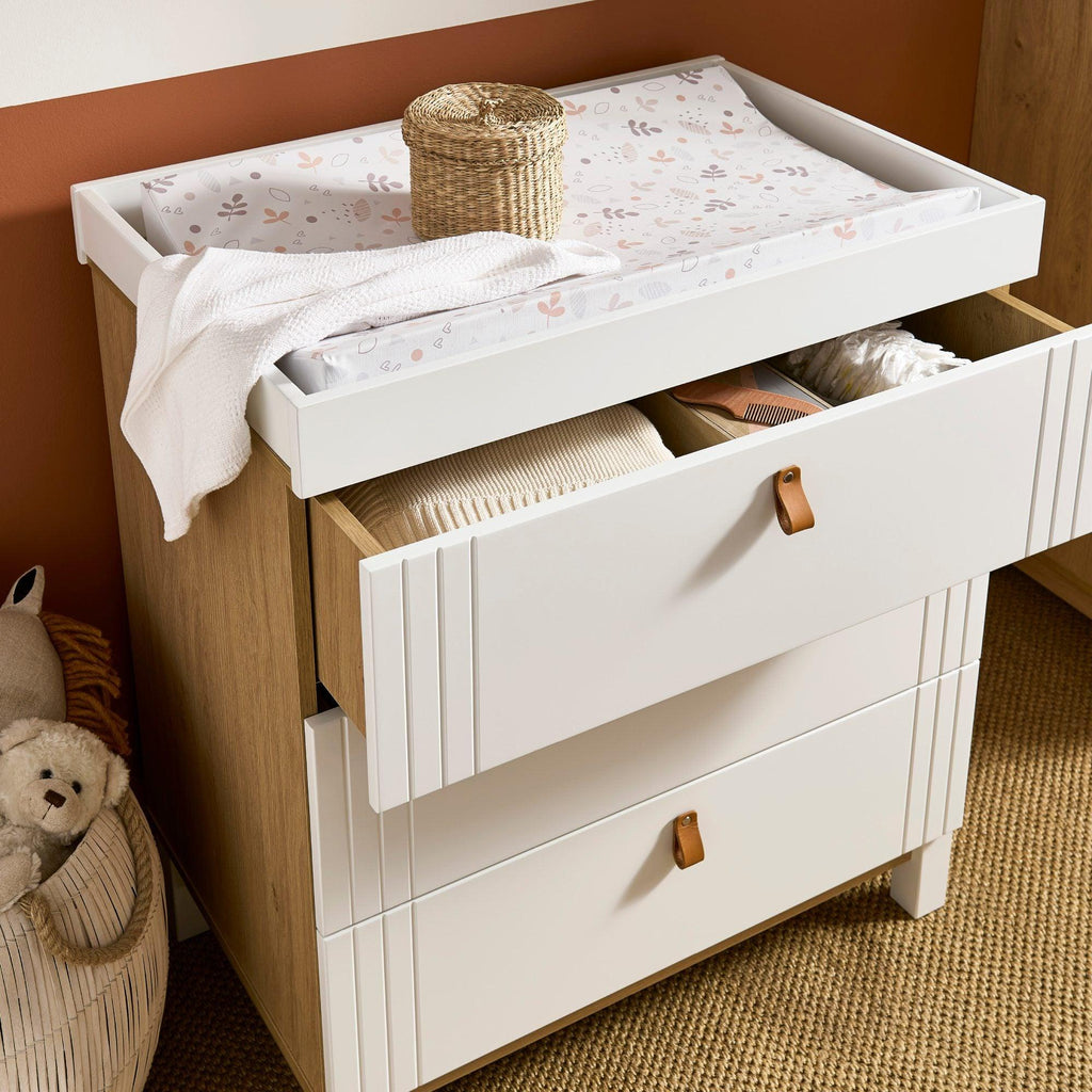 Cuddleco Rafi 3 Drawer Dresser - Chelsea Baby