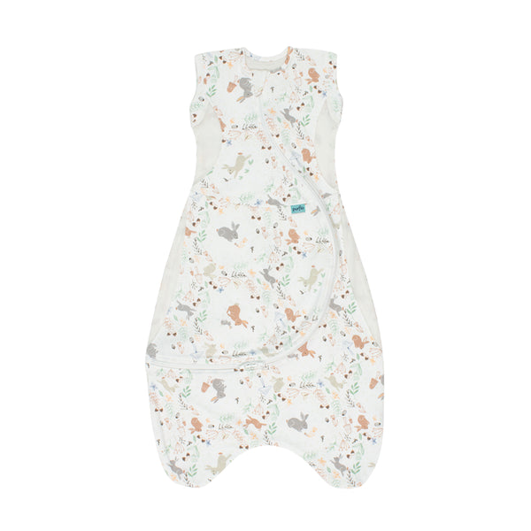 Purflo 0.5 Tog Cuddle to Sleep Bag - Storybook Nutmeg