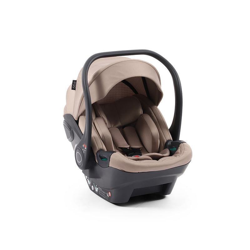 egg 3 Shell i-Size Infant Car Seat - Houndstooth Almond