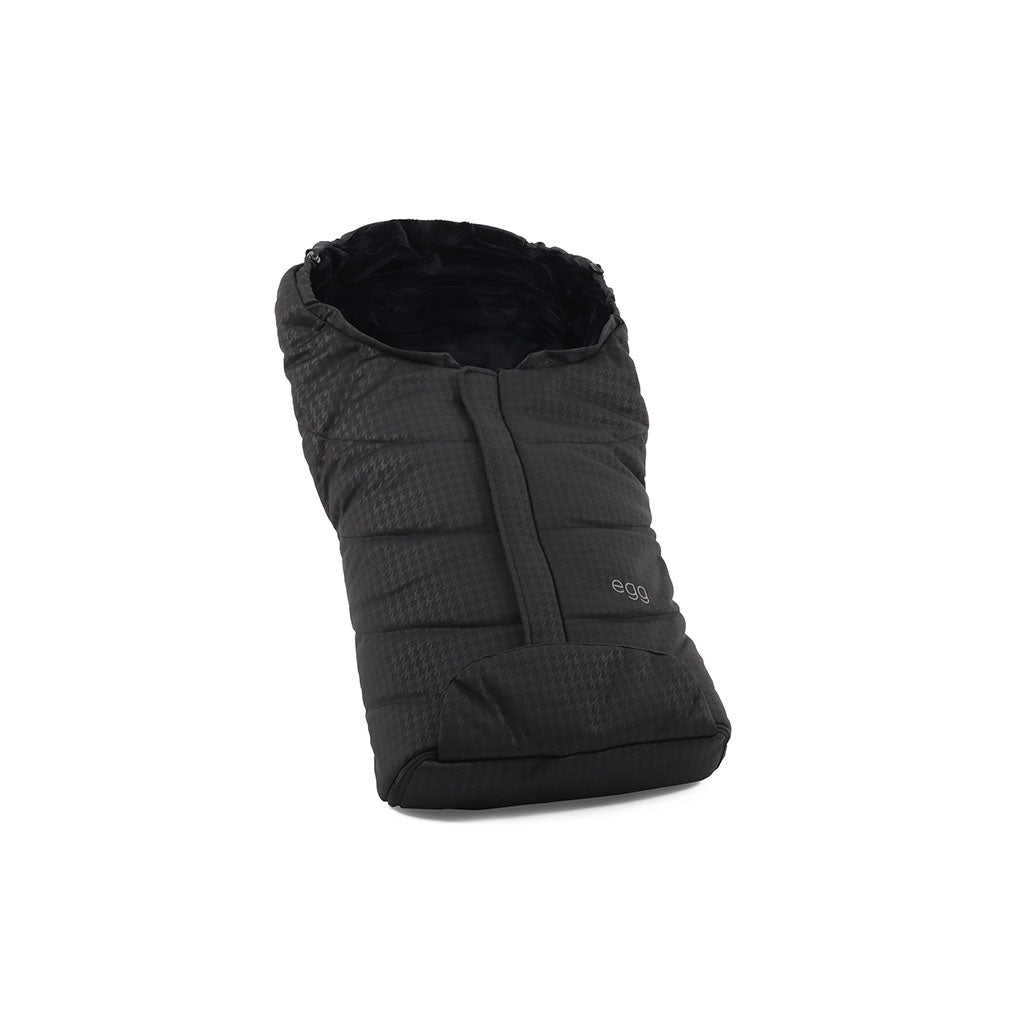 Egg 3 Deluxe Footmuff - Houndstooth Black