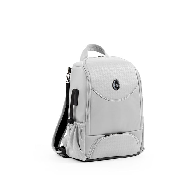 Egg 3 Top Loader Backpack - Houndstooth Silver