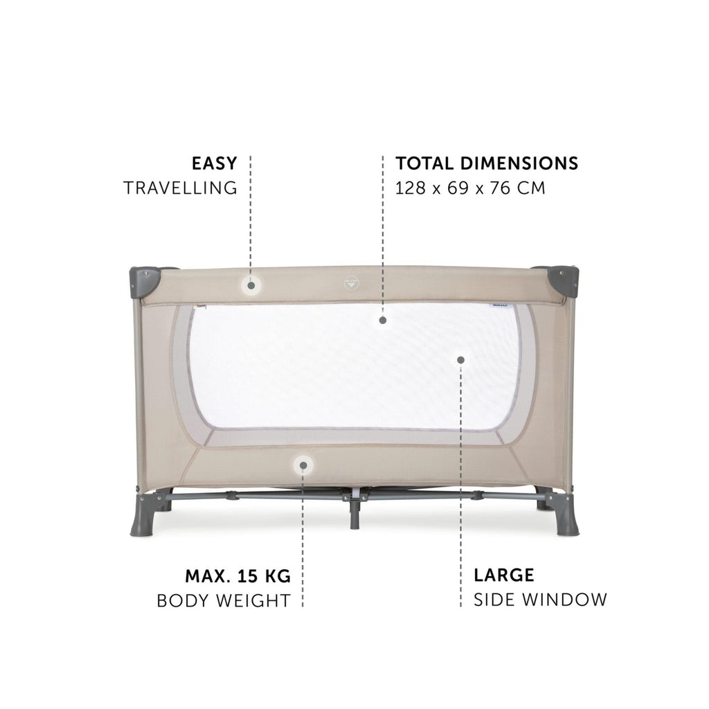 Hauck Dream n Play Travel Cot - Chelsea Baby