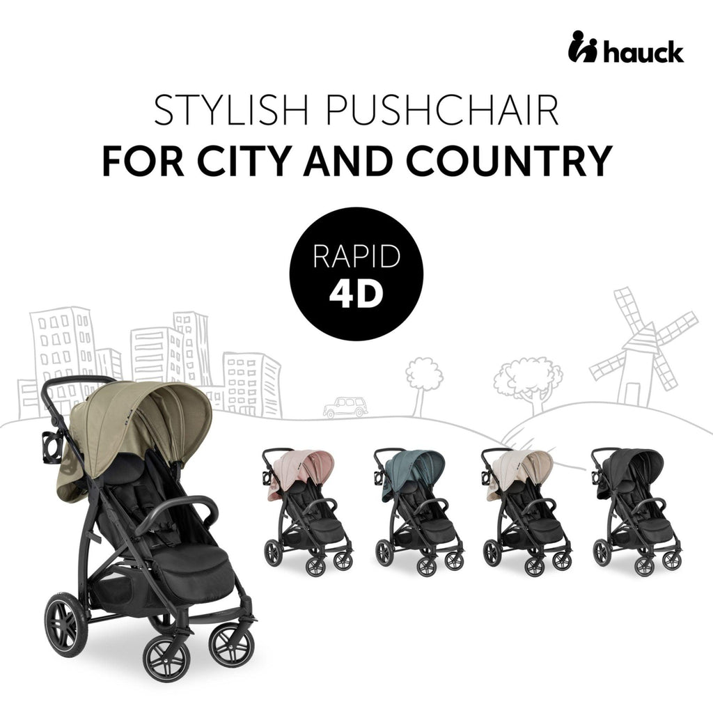 Hauck Rapid 4D Pushchair - Chelsea Baby