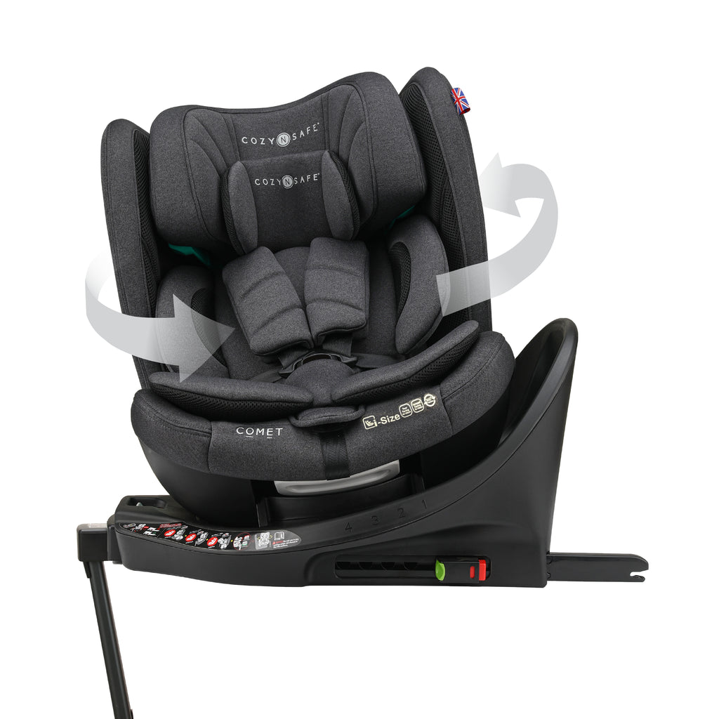 Cozy N Safe Comet i-Size 360 Child Car Seat - Graphite