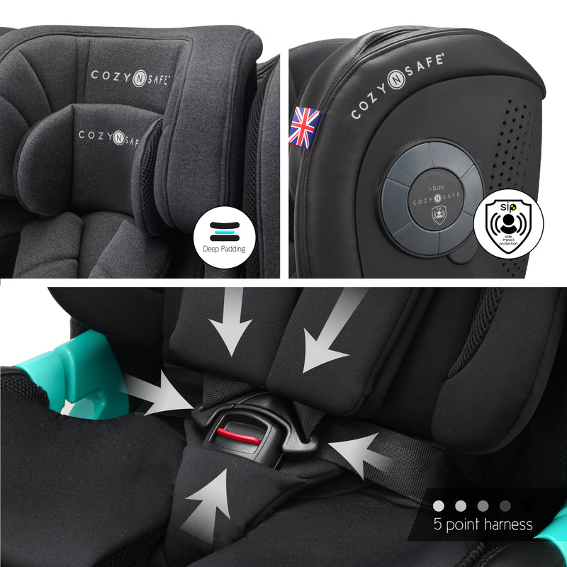 Cozy N Safe Comet i-Size 360 Child Car Seat - Graphite