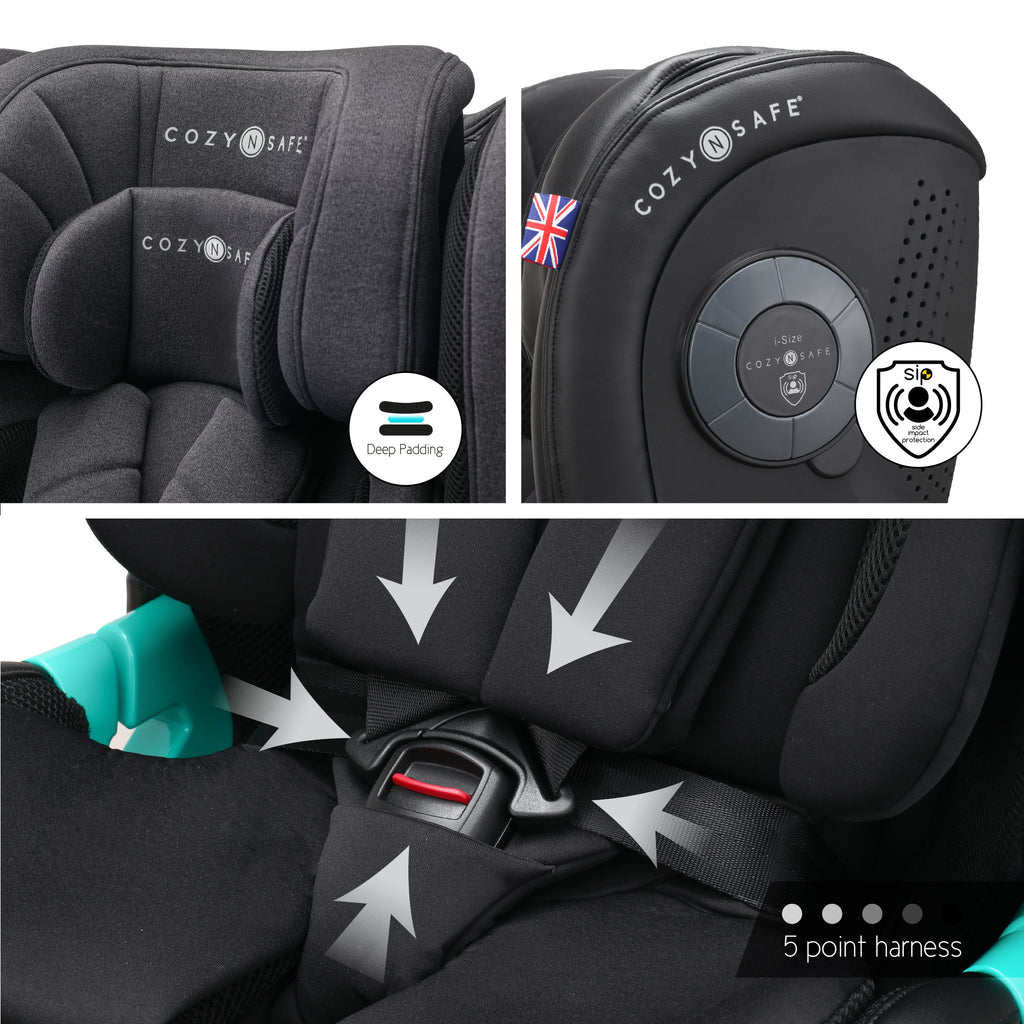 Cozy N Safe Comet i-Size 360 Child Car Seat - Graphite