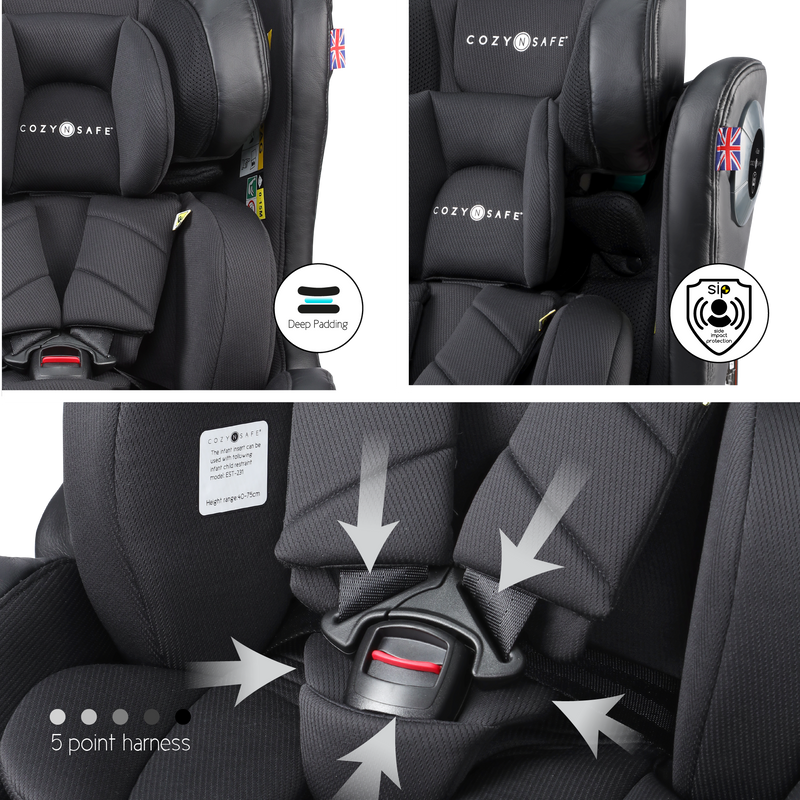Cozy N Safe Comet+ i-Size 360 Child Car Seat - Onyx