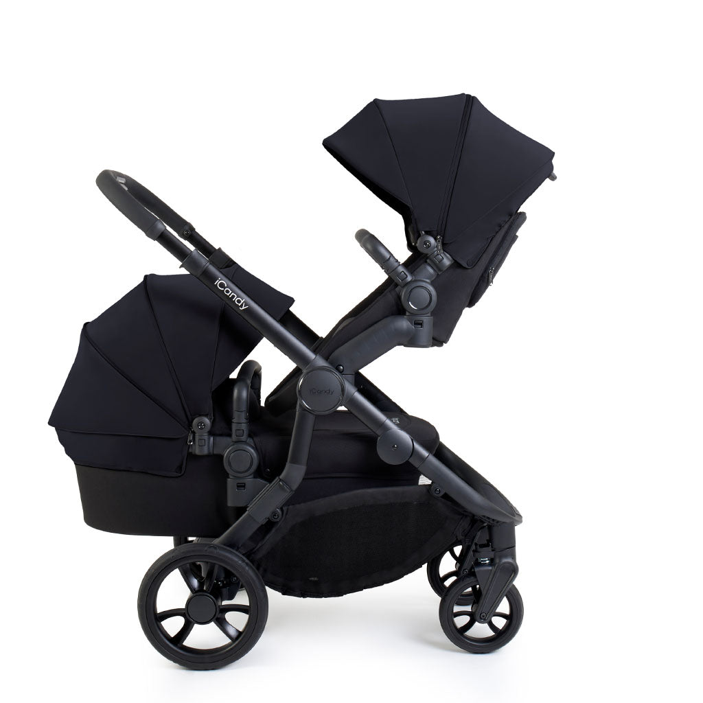 iCandy Orange 4 Travel System and Car Seat - Black Edition