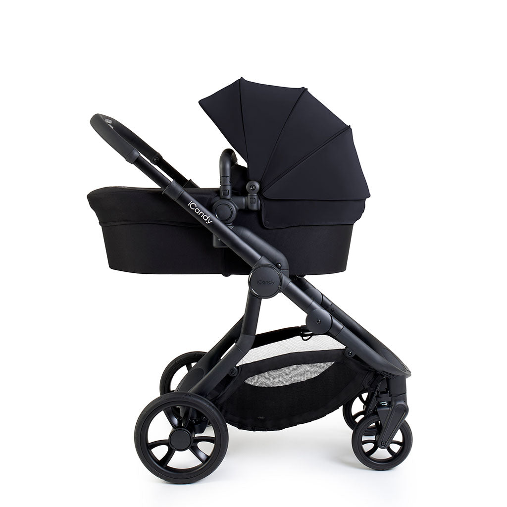 iCandy Orange 4 Travel System and Car Seat - Black Edition