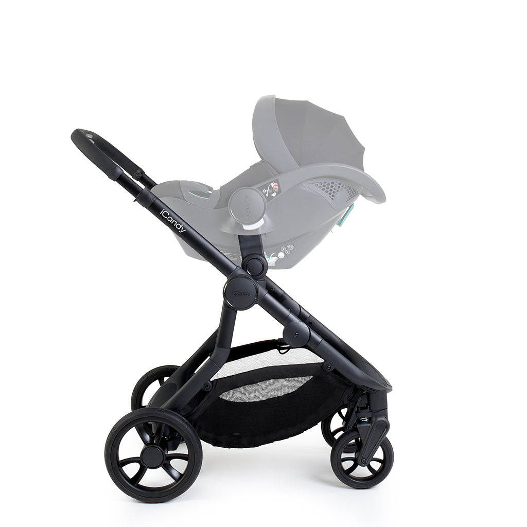 iCandy Orange 4 Travel System and Car Seat - Black Edition