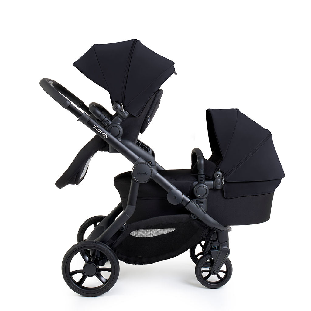 iCandy Orange 4 Travel System and Car Seat - Black Edition