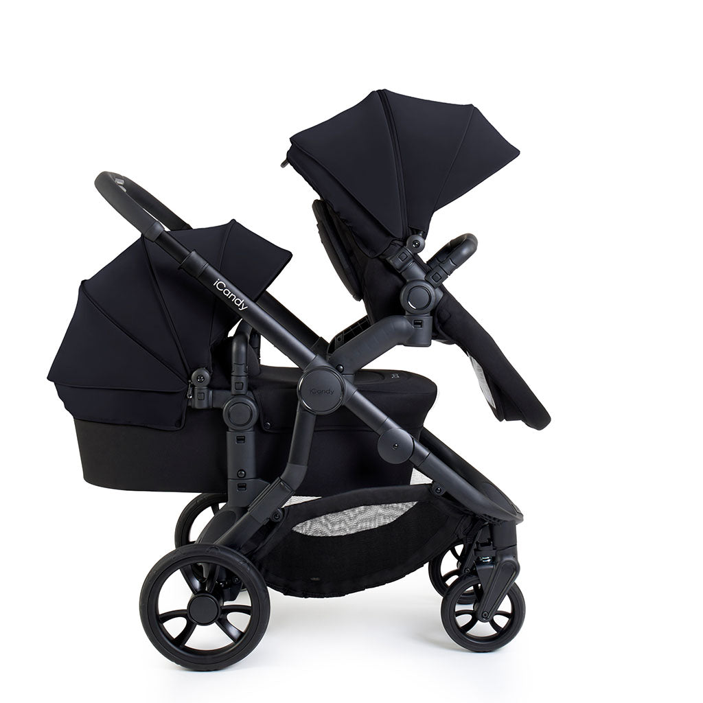 iCandy Orange 4 Travel System and Car Seat - Black Edition