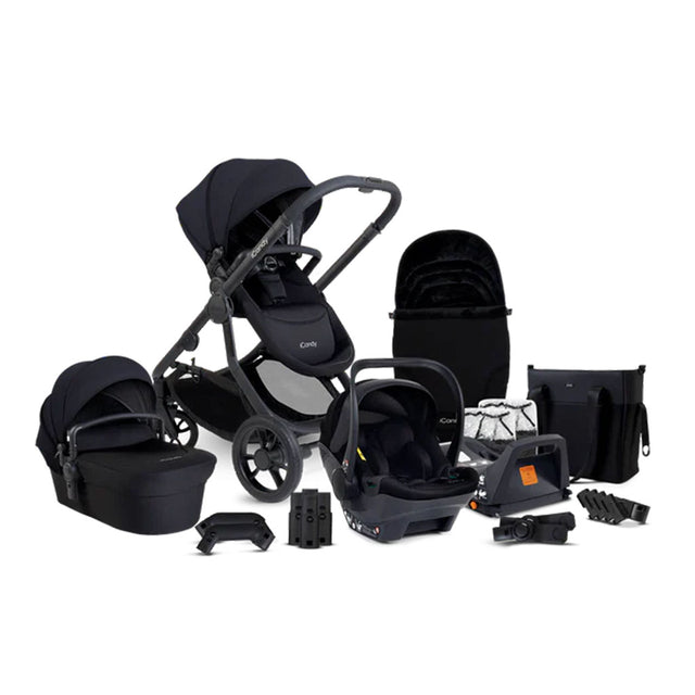 iCandy Orange 4 Travel System and Car Seat - Black Edition