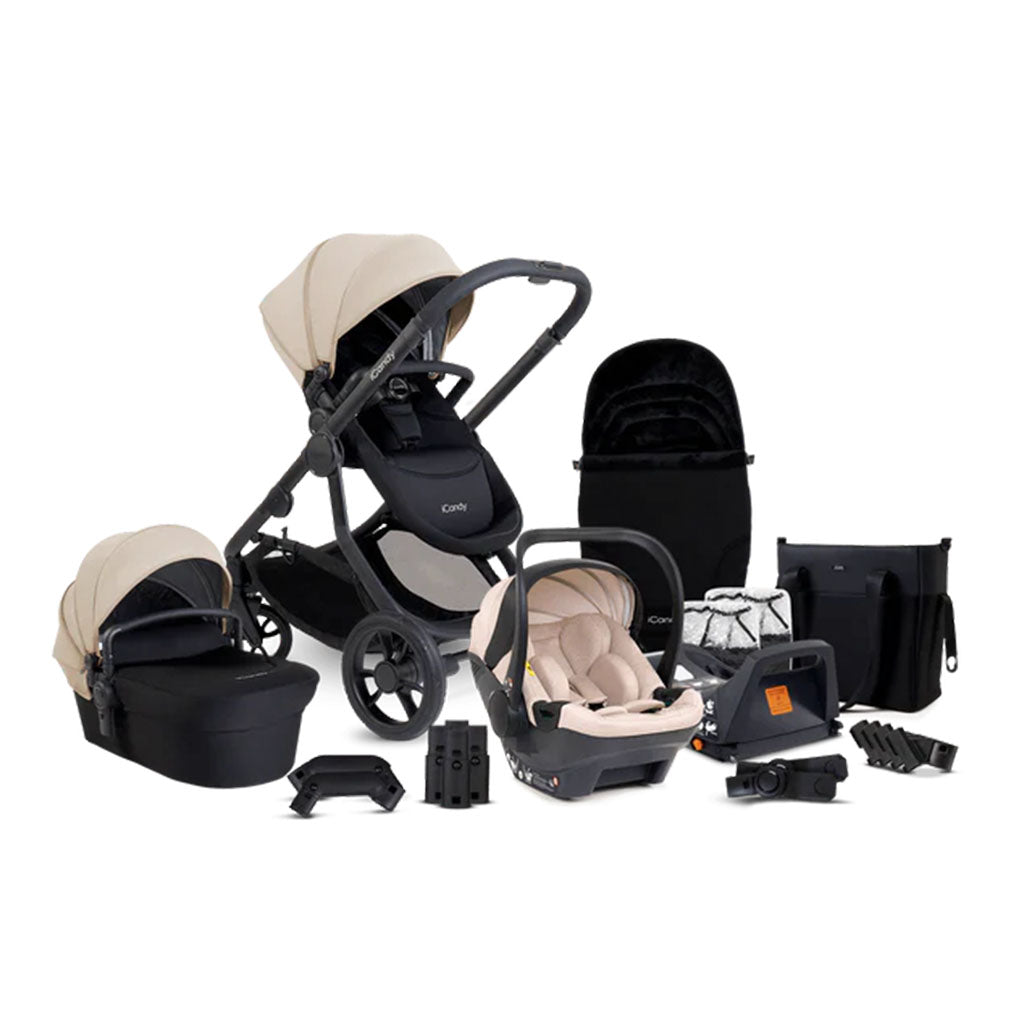 iCandy Orange 4 Travel System and Car Seat - Latte