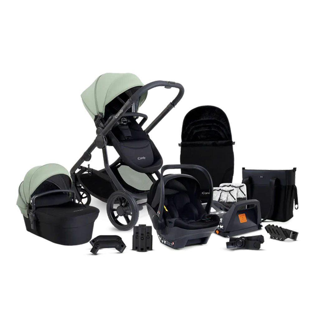 iCandy Orange 4 Travel System and Car Seat - Pistachio