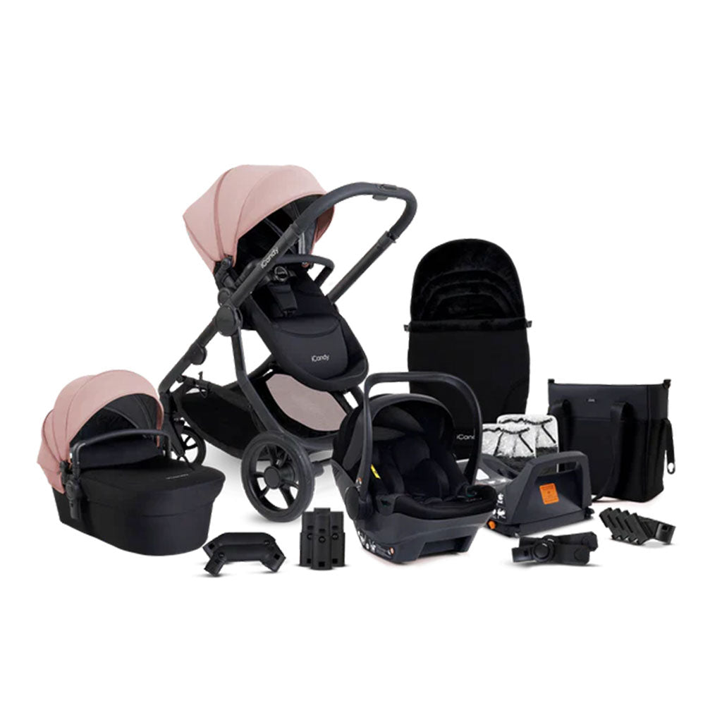 iCandy Orange 4 Travel System and Car Seat - Rose