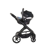 iCandy Peach 7 Pushchair and Carrycot Complete Car Seat Bundle - Black Edition