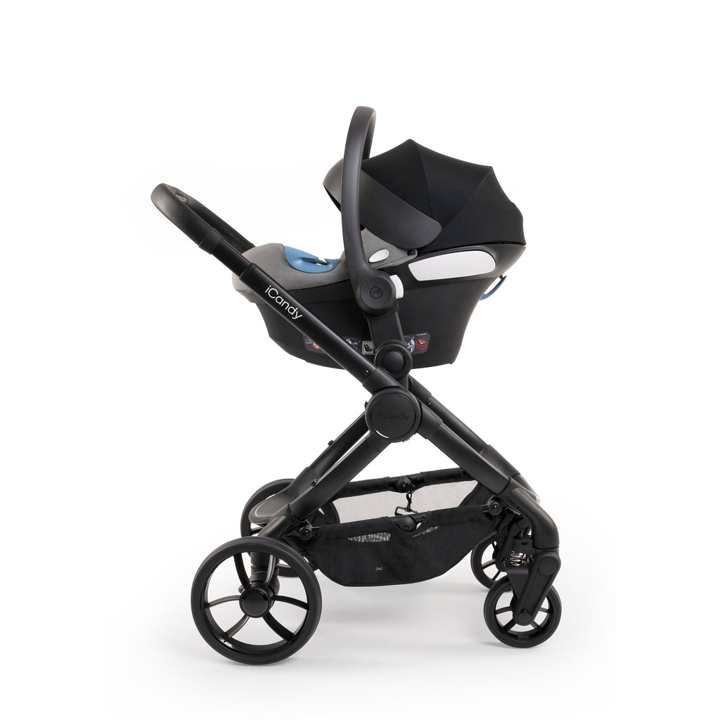 iCandy Peach 7 Pushchair and Carrycot Complete Car Seat Bundle - Cookie