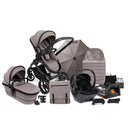 iCandy Peach 7 Pushchair and Carrycot Complete Car Seat Bundle - Porcini