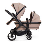 iCandy Peach 7 Pushchair and Carrycot Double Bundle - Cookie