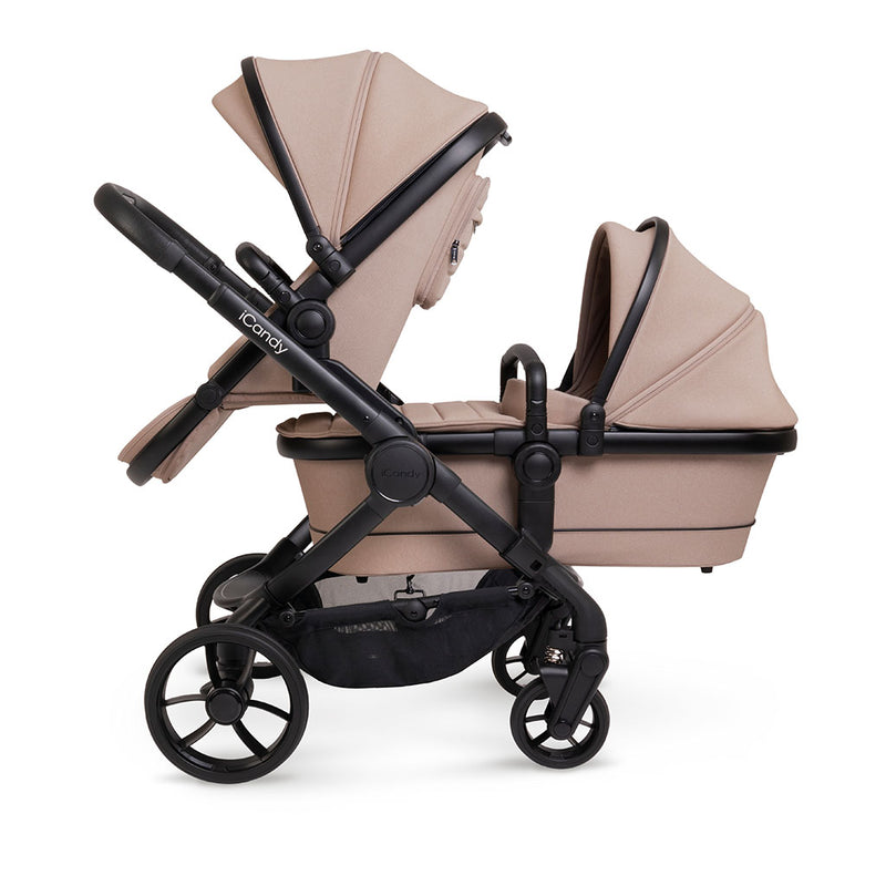 iCandy Peach 7 Pushchair and Carrycot Double Bundle - Cookie