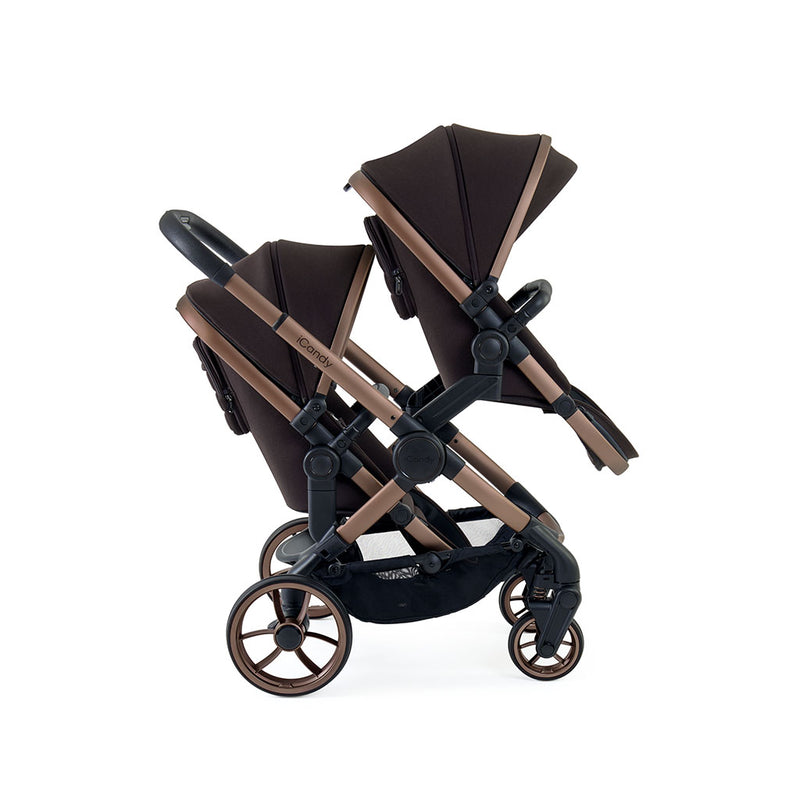 iCandy Peach 7 Pushchair and Carrycot Twin Bundle - Pecan
