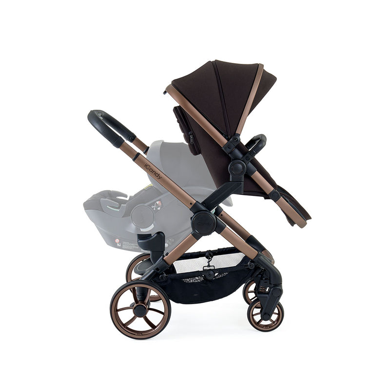 iCandy Peach 7 Pushchair and Carrycot Double Bundle - Pecan