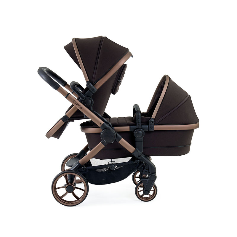 iCandy Peach 7 Pushchair and Carrycot Double Bundle - Pecan