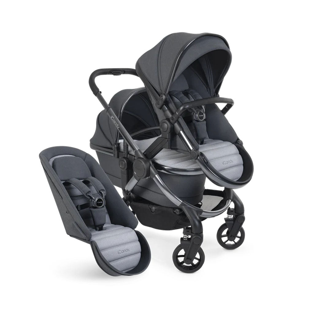 iCandy Peach 7 Pushchair and Carrycot Double Bundle - Truffle