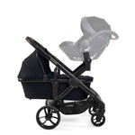 iCandy Peach 7 Pushchair and Carrycot Twin Bundle - Black Edition