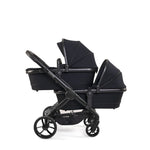 iCandy Peach 7 Pushchair and Carrycot Twin Bundle - Black Edition
