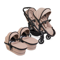 iCandy Peach 7 Pushchair and Carrycot Twin Bundle - Cookie