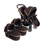 iCandy Peach 7 Pushchair and Carrycot Twin Bundle - Pecan