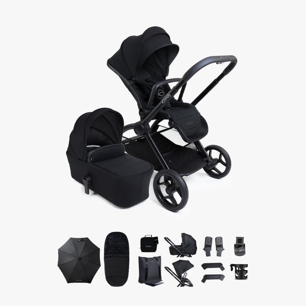 iCandy Core 2 Black Pushchair and Carrycot - Complete Bundle Image 2