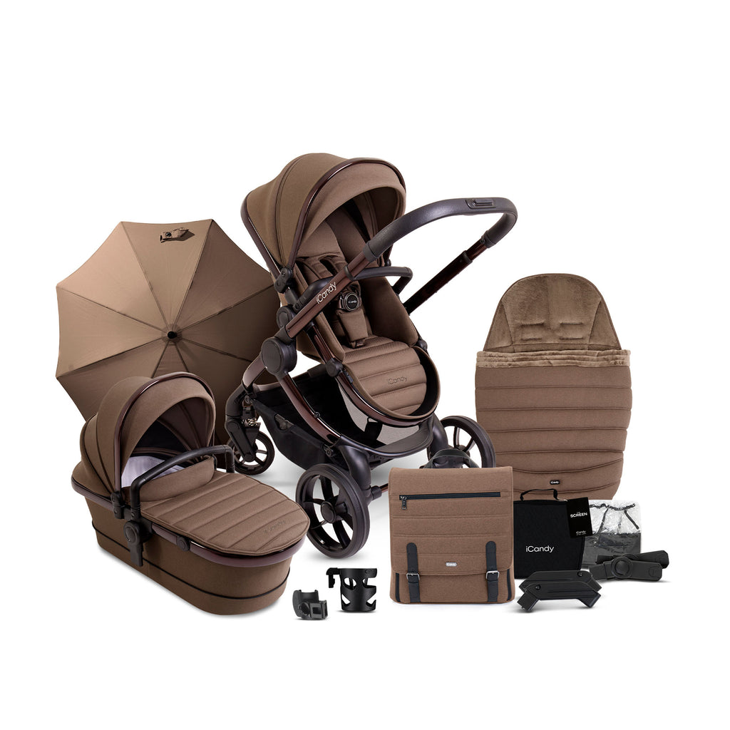 iCandy Peach 7 Pushchair and Carrycot Complete Bundle - Coco