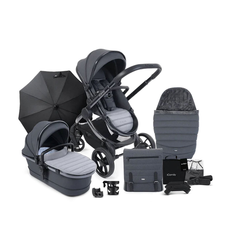 iCandy Peach 7 Pushchair and Carrycot Complete Bundle - Truffle