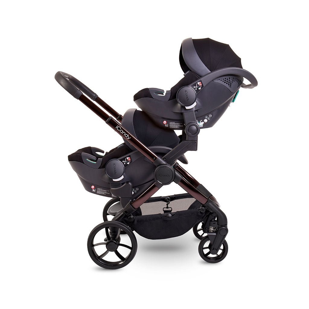 iCandy Peach 7 Pushchair and Carrycot Twin Bundle - Coco