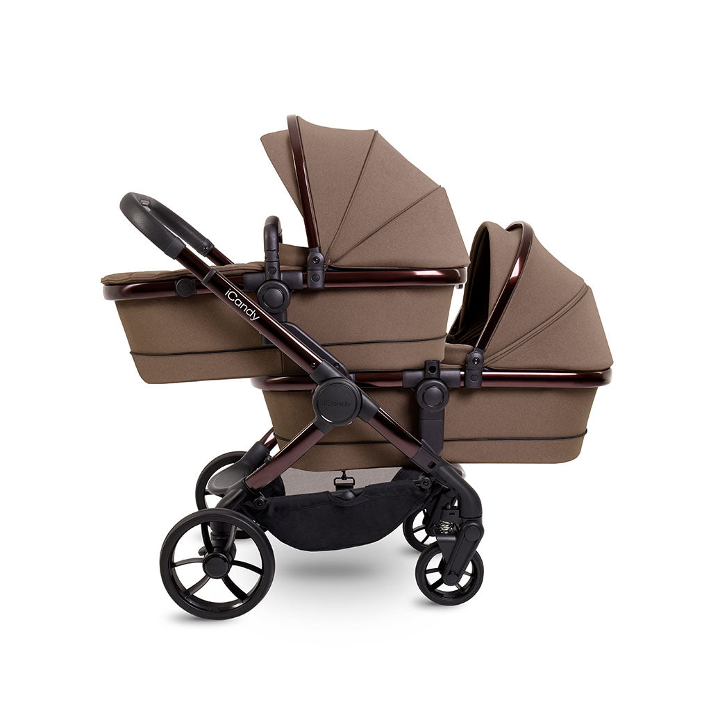 iCandy Peach 7 Pushchair and Carrycot Twin Bundle - Coco