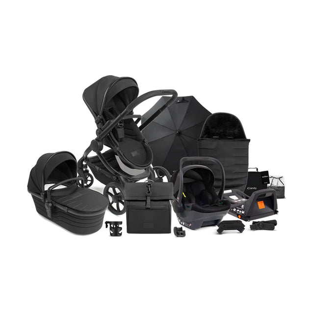 iCandy Peach 7 Studio Pushchair and Carrycot Complete Car Seat Bundle