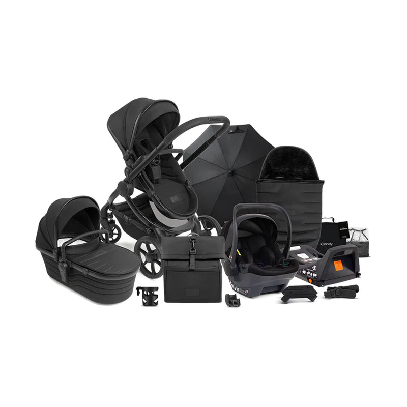 iCandy Peach 7 Studio Pushchair and Carrycot Complete Car Seat Bundle
