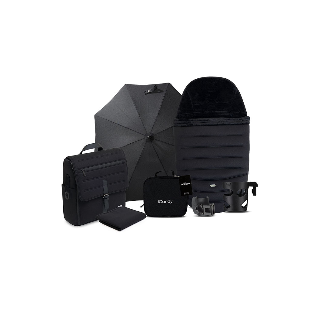 iCandy Peach 8 Accessories - Black