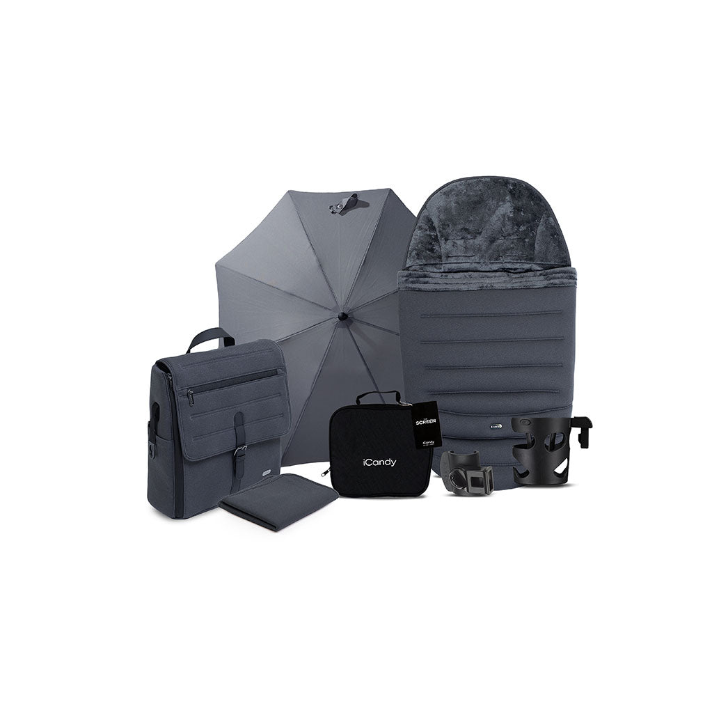 iCandy Peach 8 Accessories - Grey