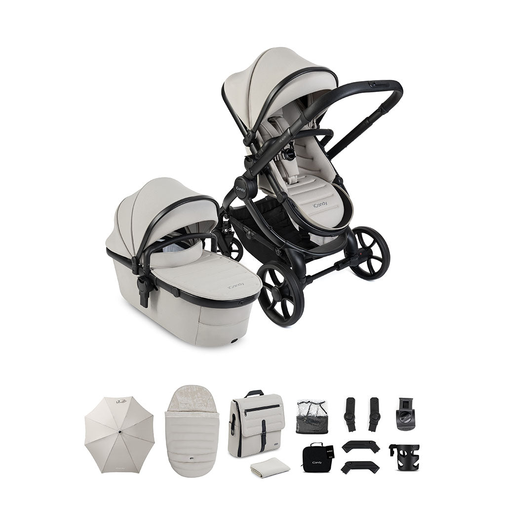 iCandy Peach 8 Pushchair Complete Bundle - Taupe