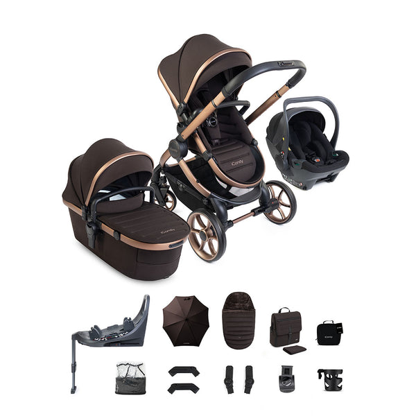 iCandy Peach 8 Pushchair Complete Car Seat Bundle - Pecan